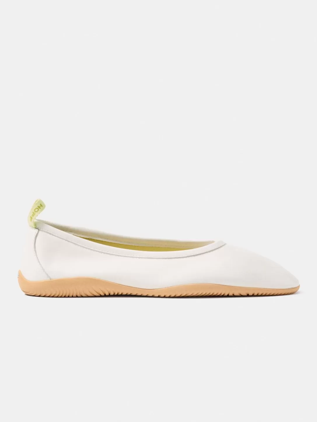 Sandalias<HOFF Bailarina Garnier Blanco