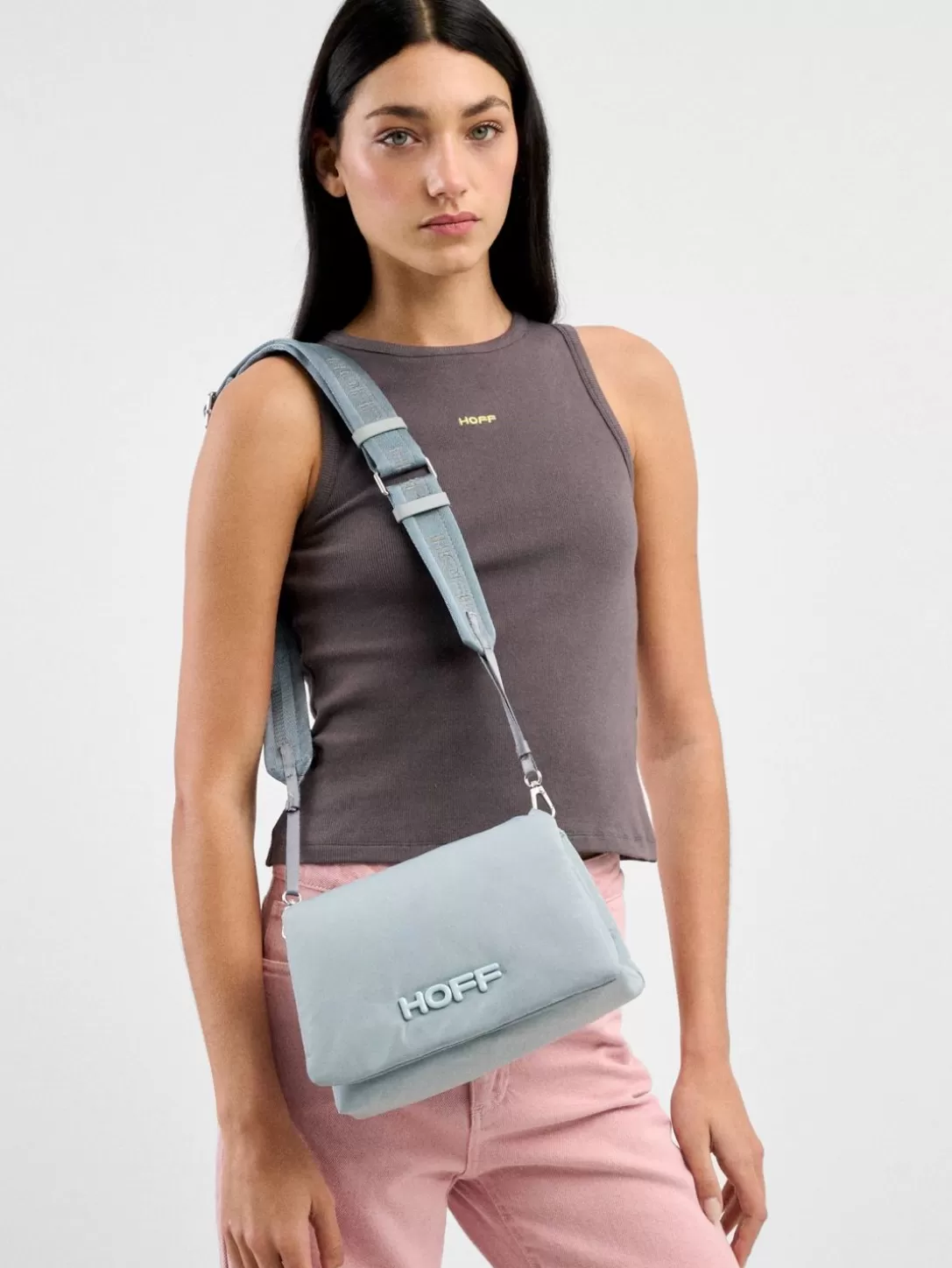 Bolsos Y Carteras<HOFF Bandolera Everest Nylon Azul Claro