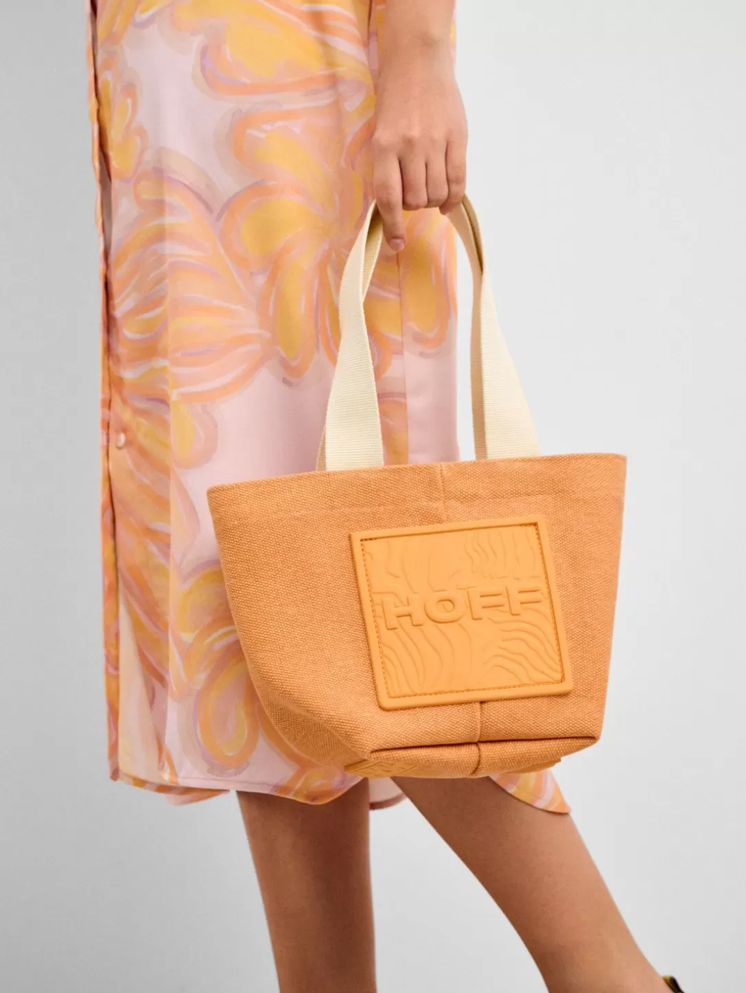 Bolsos Y Carteras<HOFF Mini Shopper Canvas Biarritz Naranja
