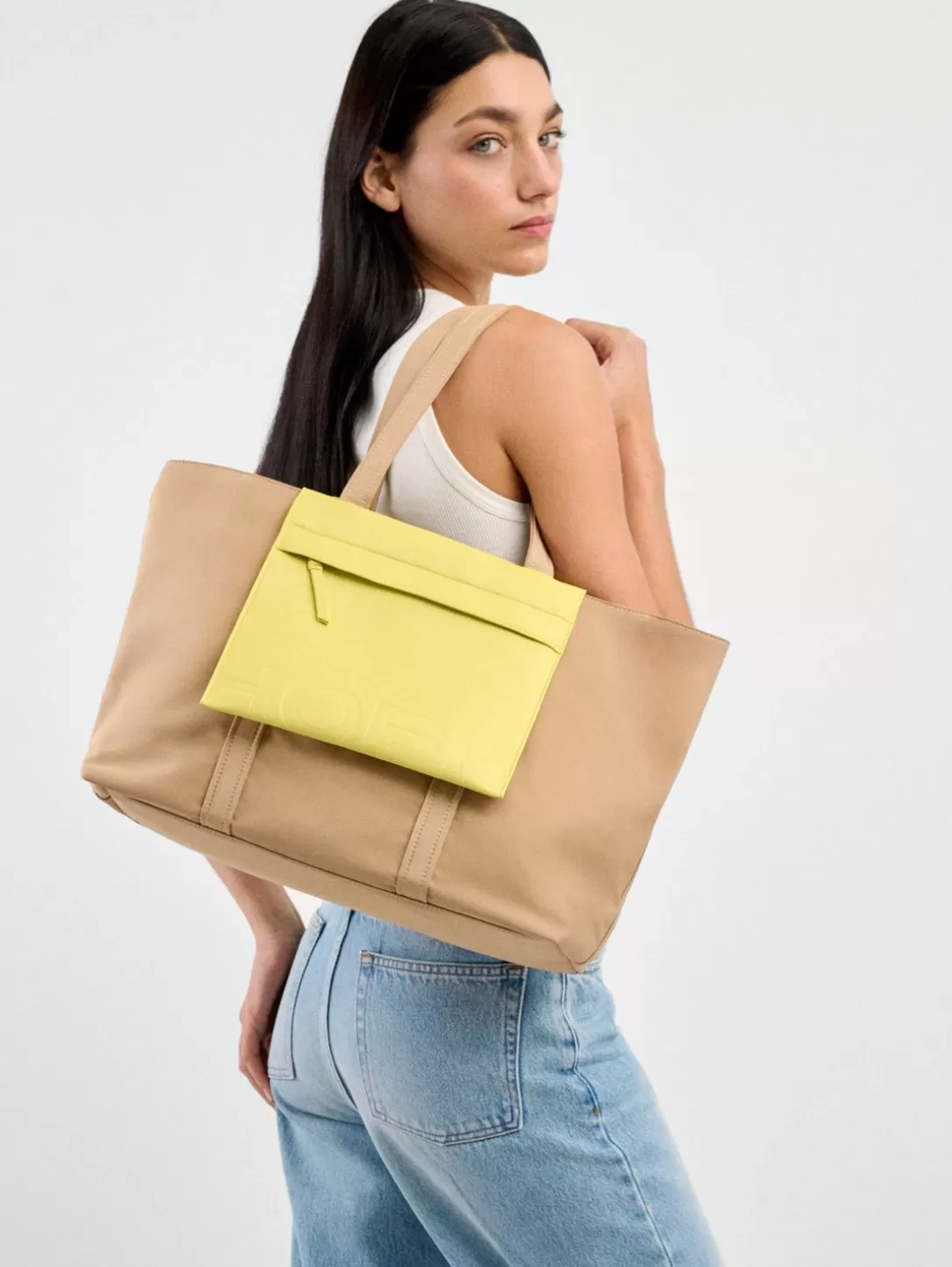 Bolsos Y Carteras<HOFF Shopper Nylon Daily Camel